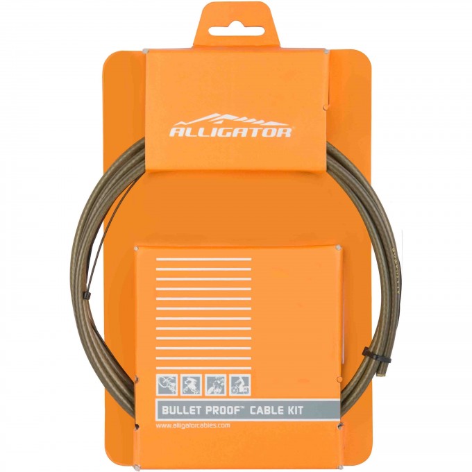 Комплект LY-KSPTS Alligator тросов переключателя скоростей с оболочкой и наконечниками 340008