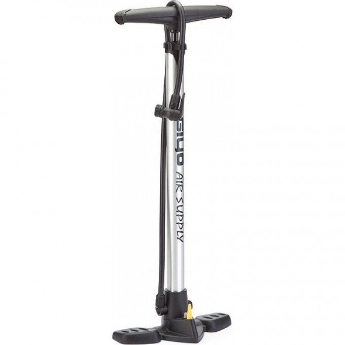 Насос GF-32 Giyo ручной напольный, серебристо-чёрный 320067