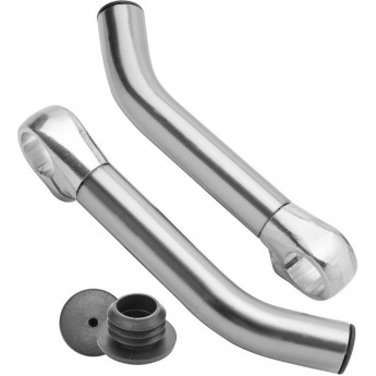 Рога на руль BLF-C2 алюминиевые серебристые