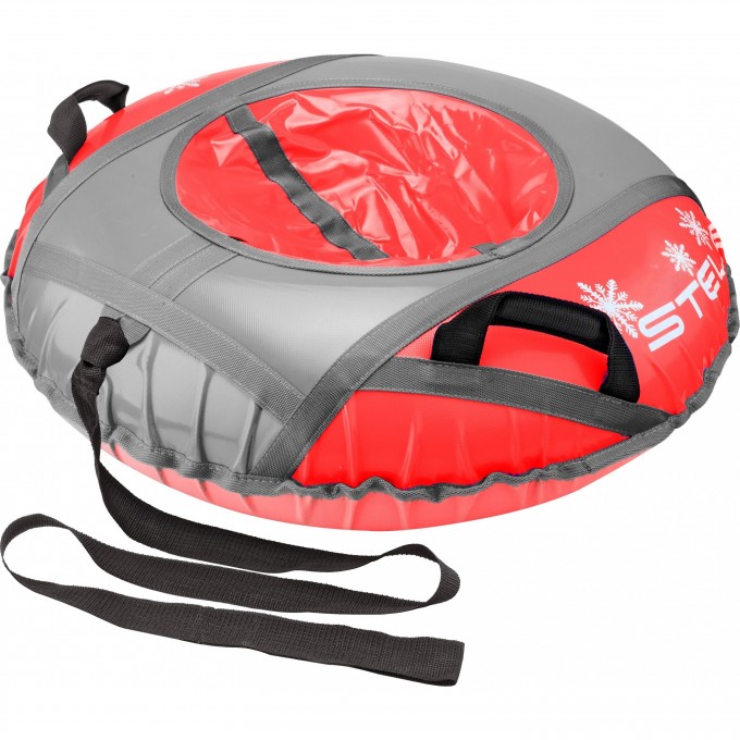 Санки надувные STELS D110см, красно-серые 710085
