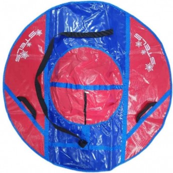 Санки надувные (тюбинг) STELS 125 см, тент без камеры СН040.125, синий/красный+синий