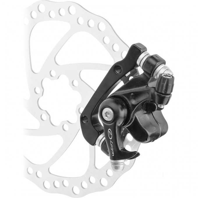 Тормоз дисковый (калипер) LB-DX2012 задний, чёрный, с ротором 510256