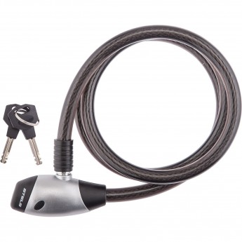 Трос-замок STELS 84812, 15х1500 мм, чёрный