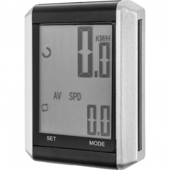 Велокомпьютер JY-4012E-W серебристо-чёрный