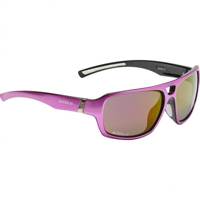 Велоочки STELS 8302Р розово-чёрно-белые 700073