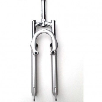 Вилка 26" 1"1/8 NEON T RST, L-185мм, серебряная V-brake 75мм